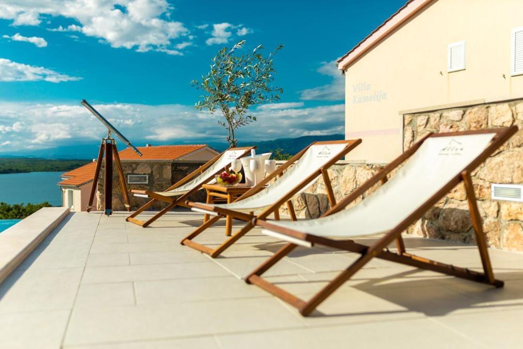 Luxury Villa Allen With Pool Klimno Ngoại thất bức ảnh