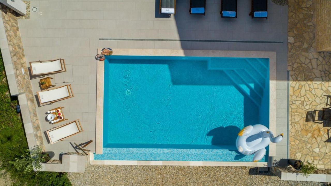 Luxury Villa Allen With Pool Klimno Ngoại thất bức ảnh