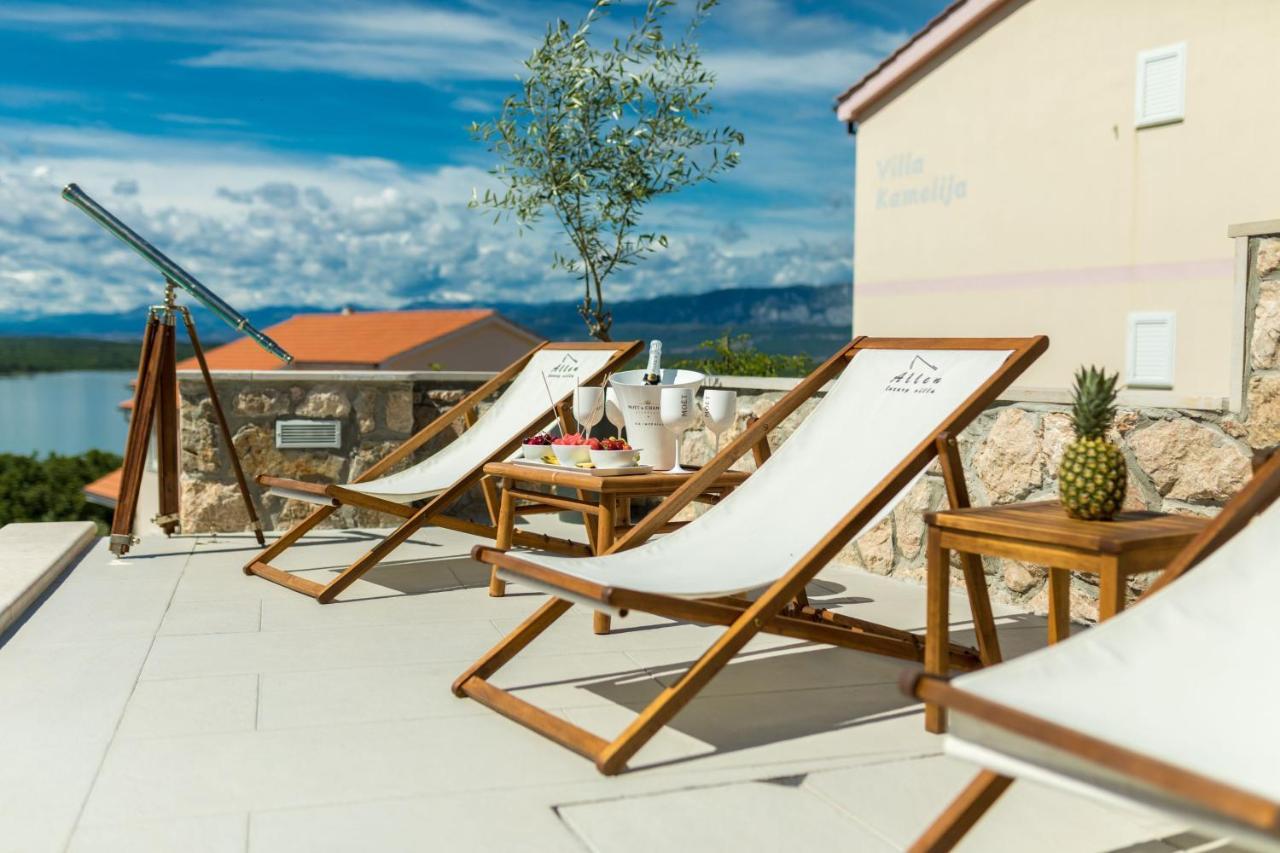 Luxury Villa Allen With Pool Klimno Ngoại thất bức ảnh